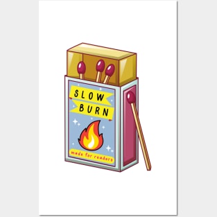 Slow burn bookish trope - matchbox Posters and Art